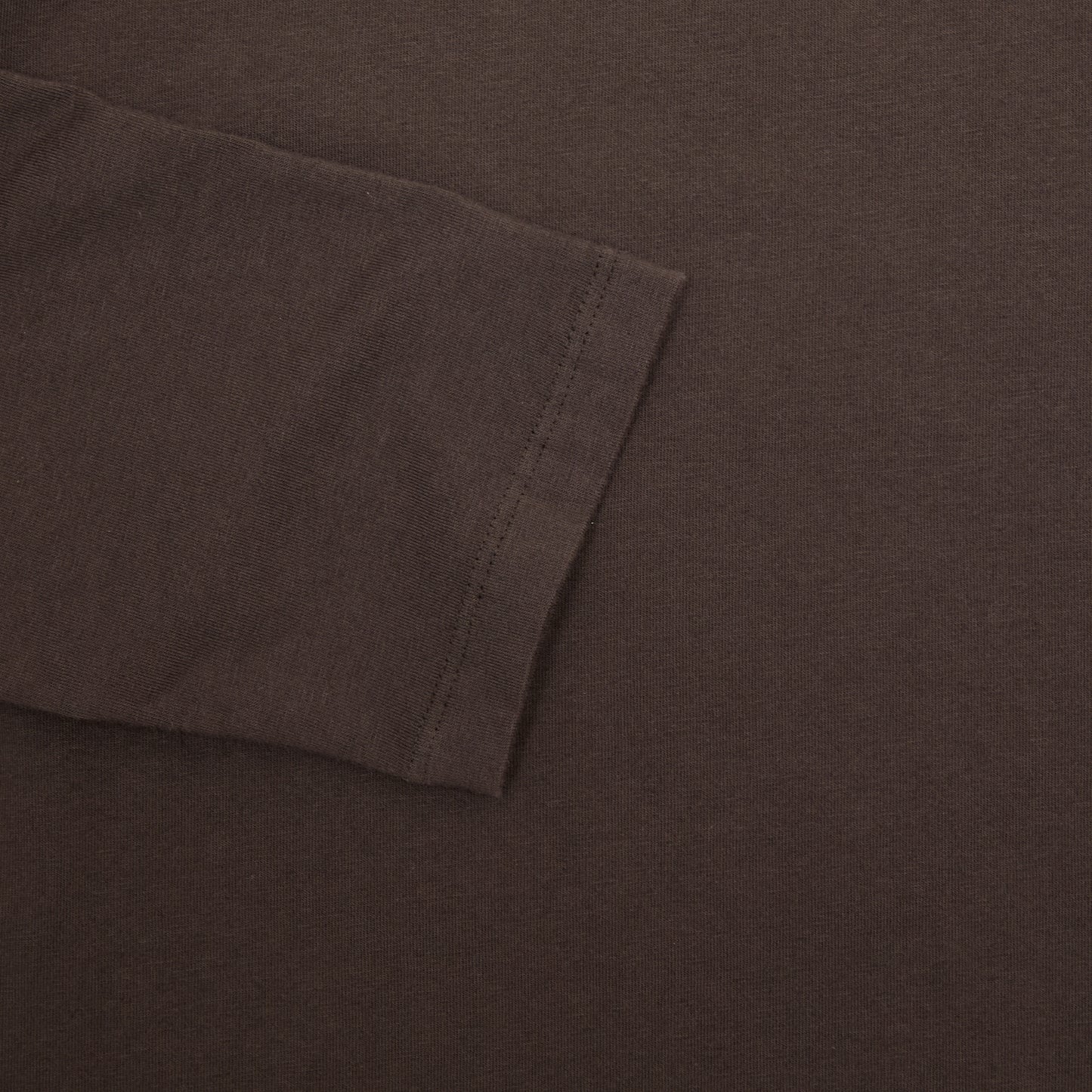 Labo.Art Men's Basica L/S Cocache T-Shirt in Cacao