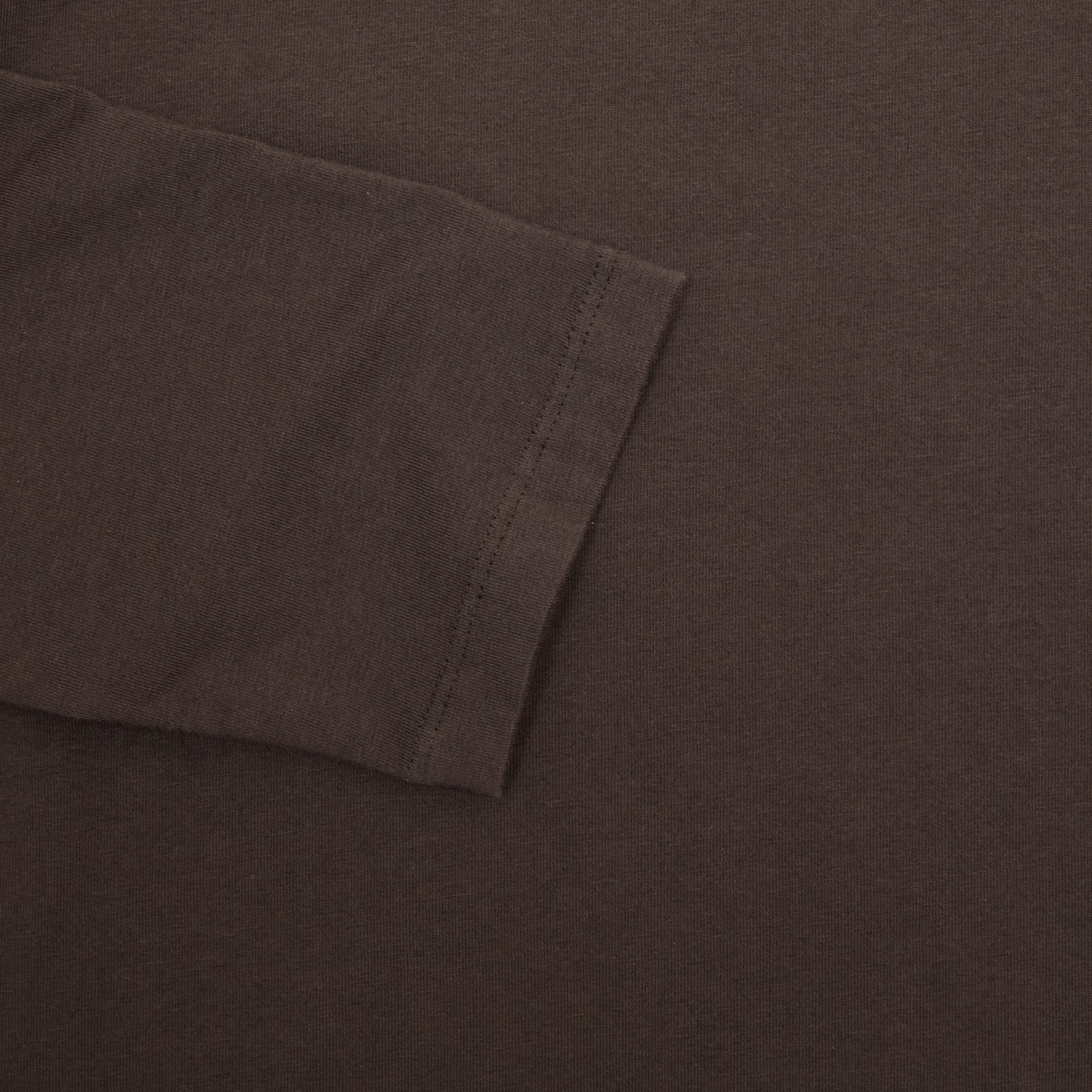 Labo.Art Men's Basica L/S Cocache T-Shirt in Cacao