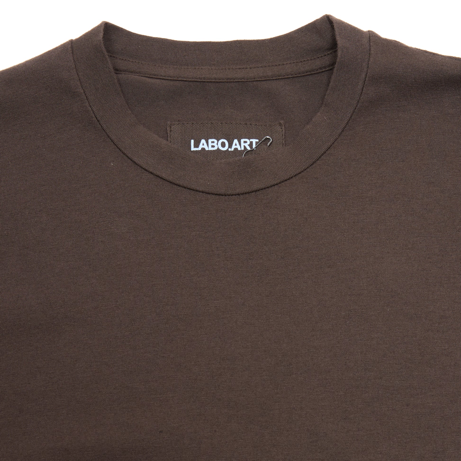 Labo.Art Men's Basica L/S Cocache T-Shirt in Cacao