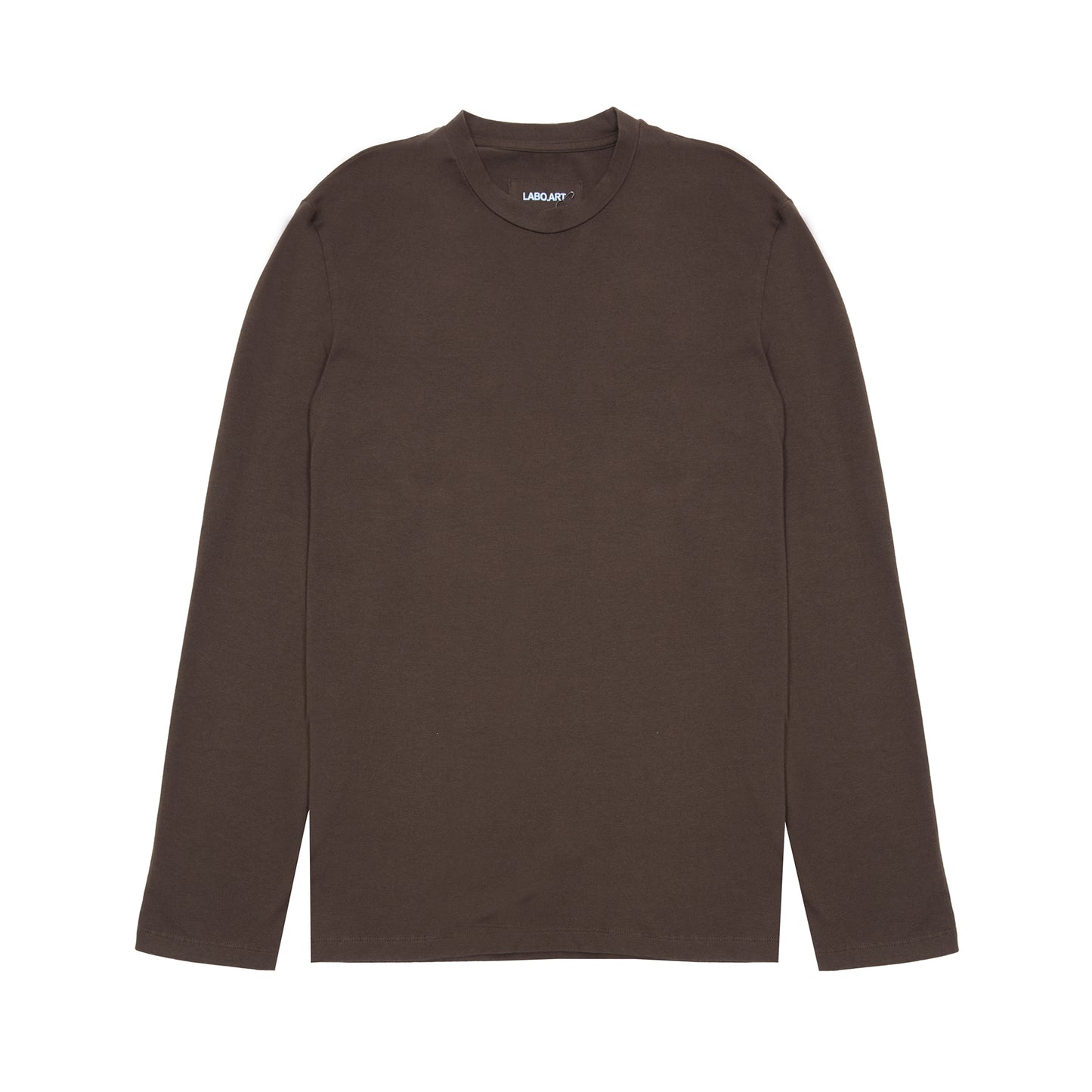 Labo.Art Men's Basica L/S Cocache T-Shirt in Cacao