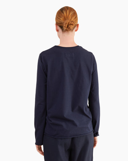 Labo.Art Women's Maglia Agapi Cotton-Cashmere Jersey in Atlantic