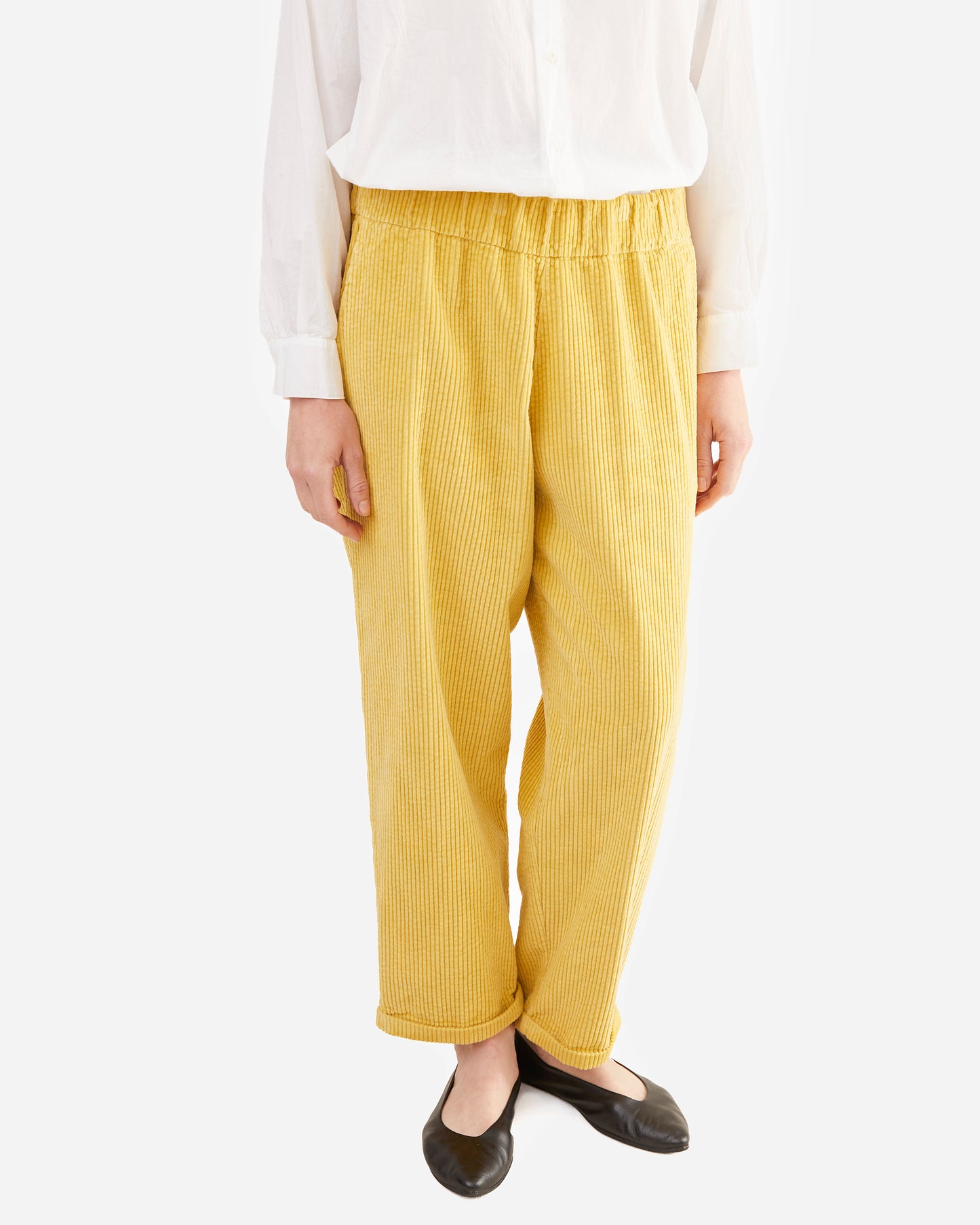 Labo.Art Women's Paride Velluto Pant in Lemonade