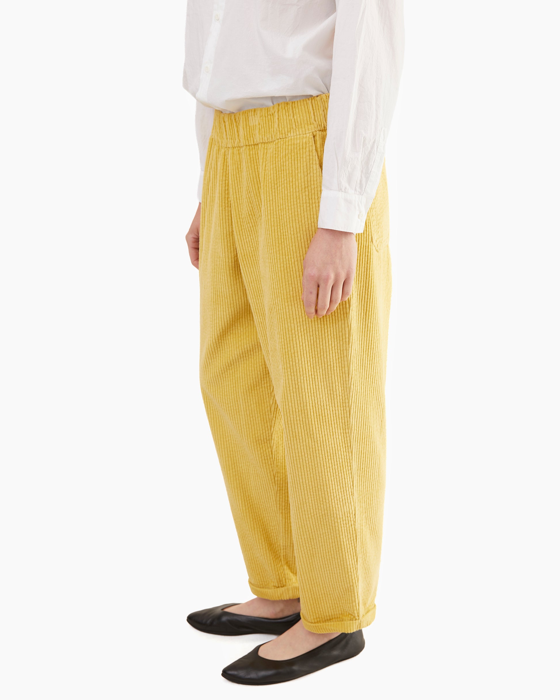 Labo.Art Women's Paride Velluto Pant in Lemonade