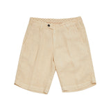Alaccia shorts in light cool linen.  100% Linen.  Made in Italy.