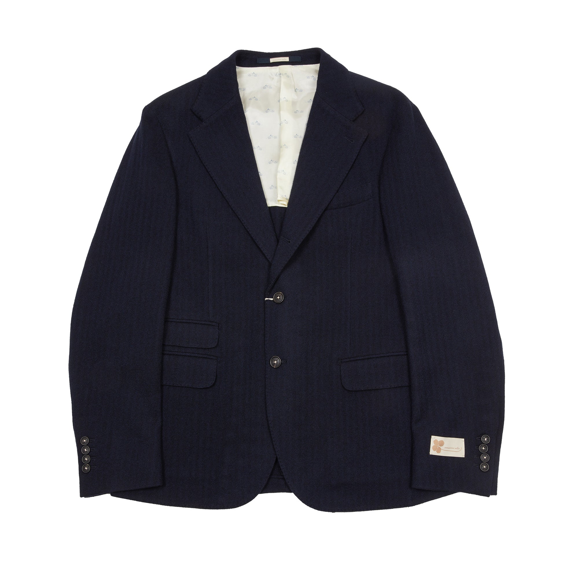 Massimo Alba Catch2 Cashmere/Virgin Wool Jacket in Blu