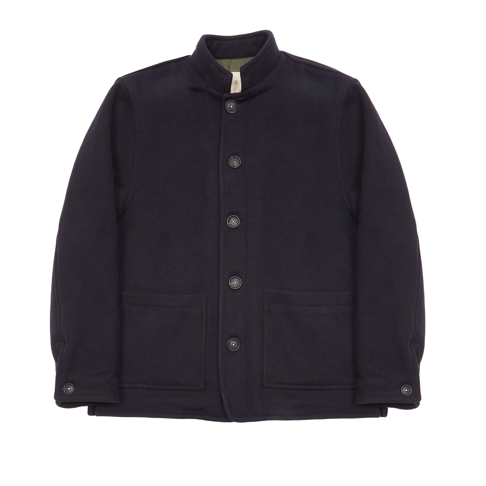 Massimo Alba Chevrolet Reversible Padded Jacket in Blu