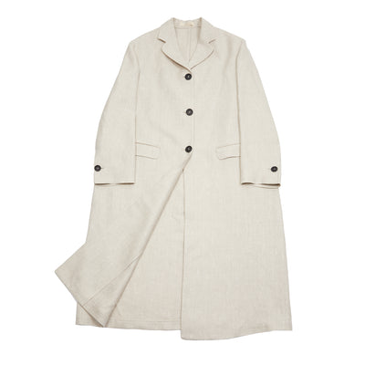 Massimo Alba Women's Natalie2 Linen Silk Duster Coat in Summer Sand