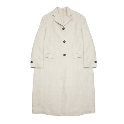 Massimo Alba Women's Natalie2 Linen Silk Duster Coat in Summer Sand