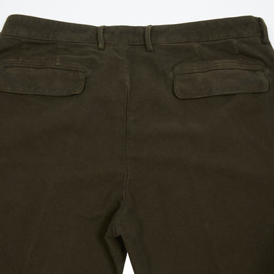 Massimo Alba Ionio2 Moleskin Trousers in Caffe