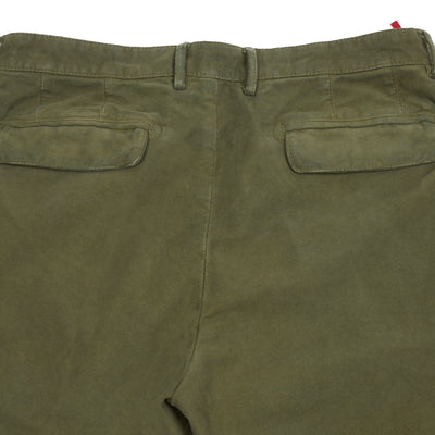 Massimo Alba Ionio2 Moleskin Trousers in Militare