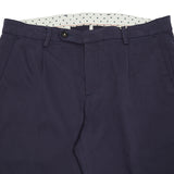 Massimo Alba Ionio2 Moleskin Trousers in Dark Blue