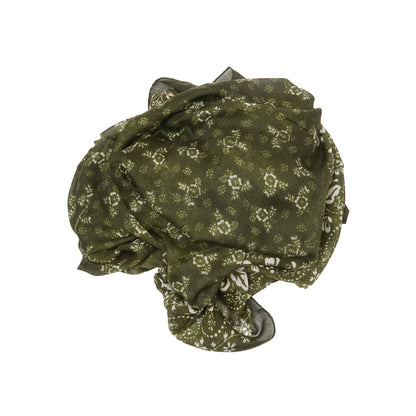 Massimo Alba Cashmere Silk Stole in Military