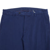 Massimo Alba Winch2 Cotton Trousers in Blu