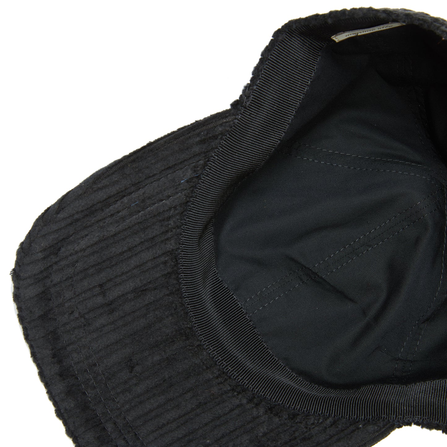 Massimo Alba Chance Corduroy Cap in Black
