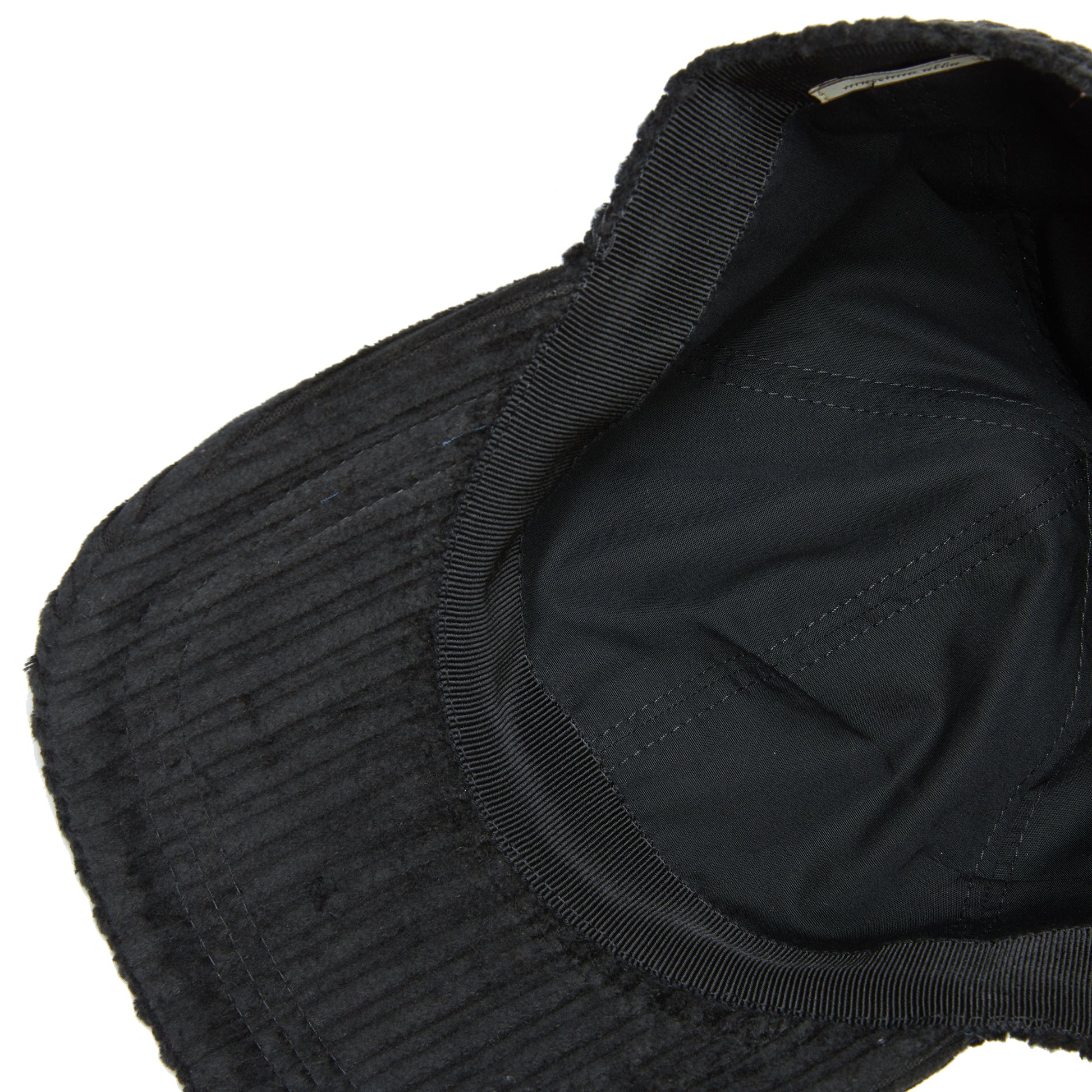 Massimo Alba Chance Corduroy Cap in Black