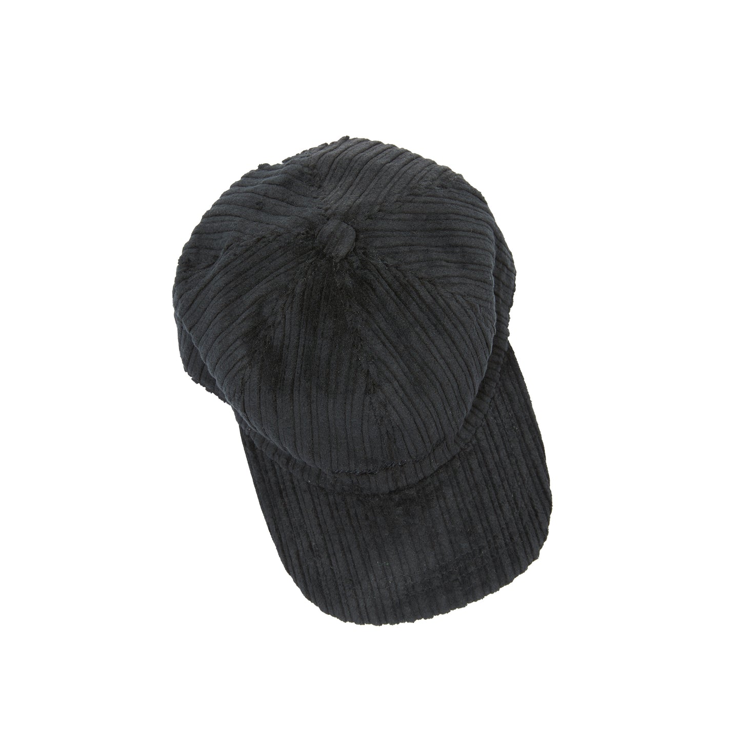 Massimo Alba Chance Corduroy Cap in Black