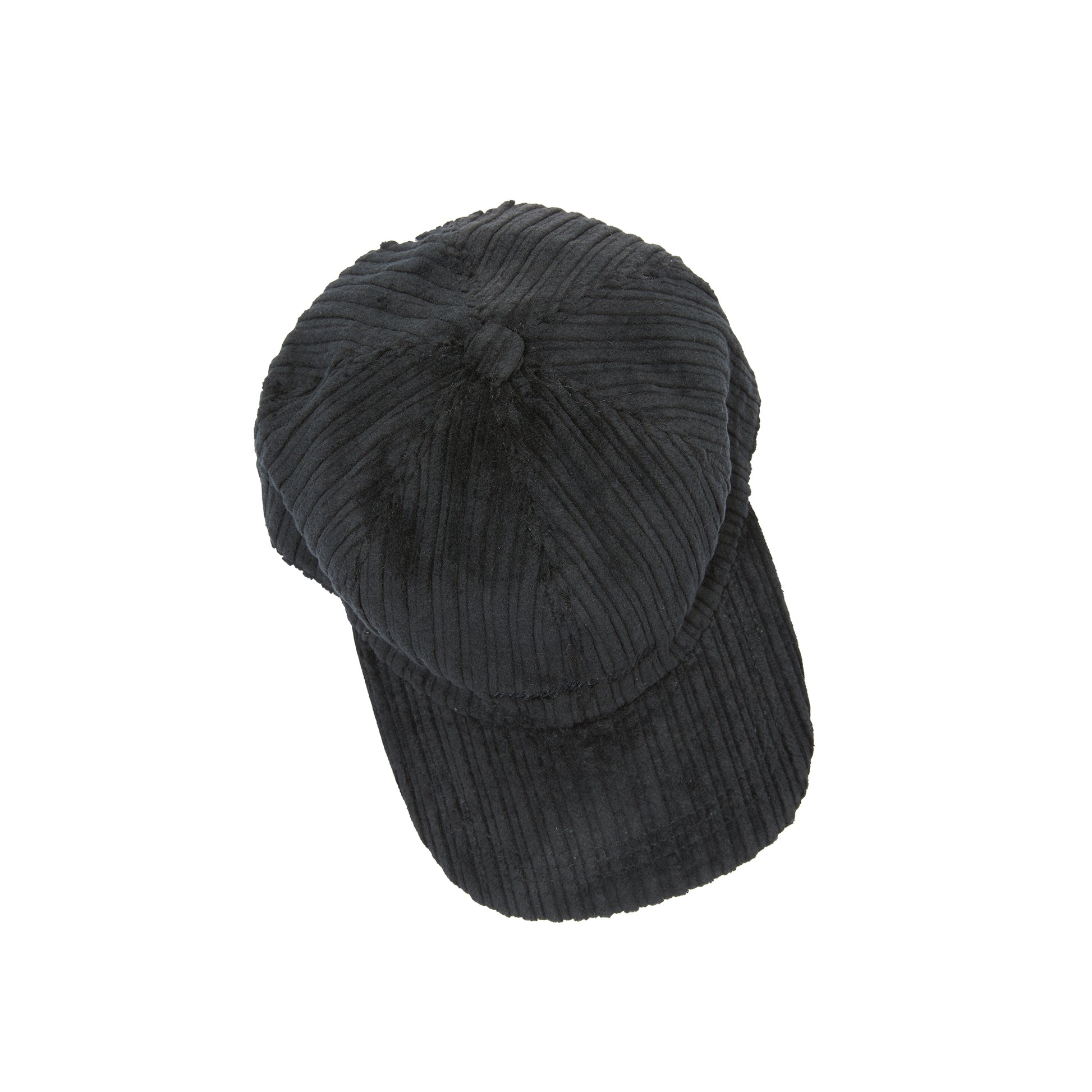 Massimo Alba Chance Corduroy Cap in Black