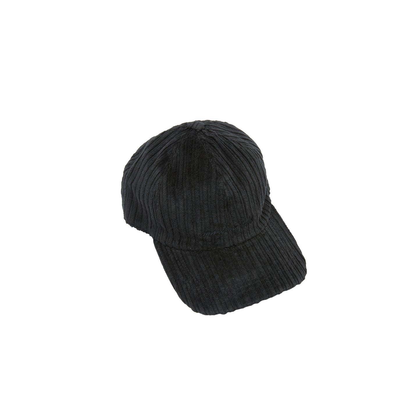 Massimo Alba Chance Corduroy Cap in Black