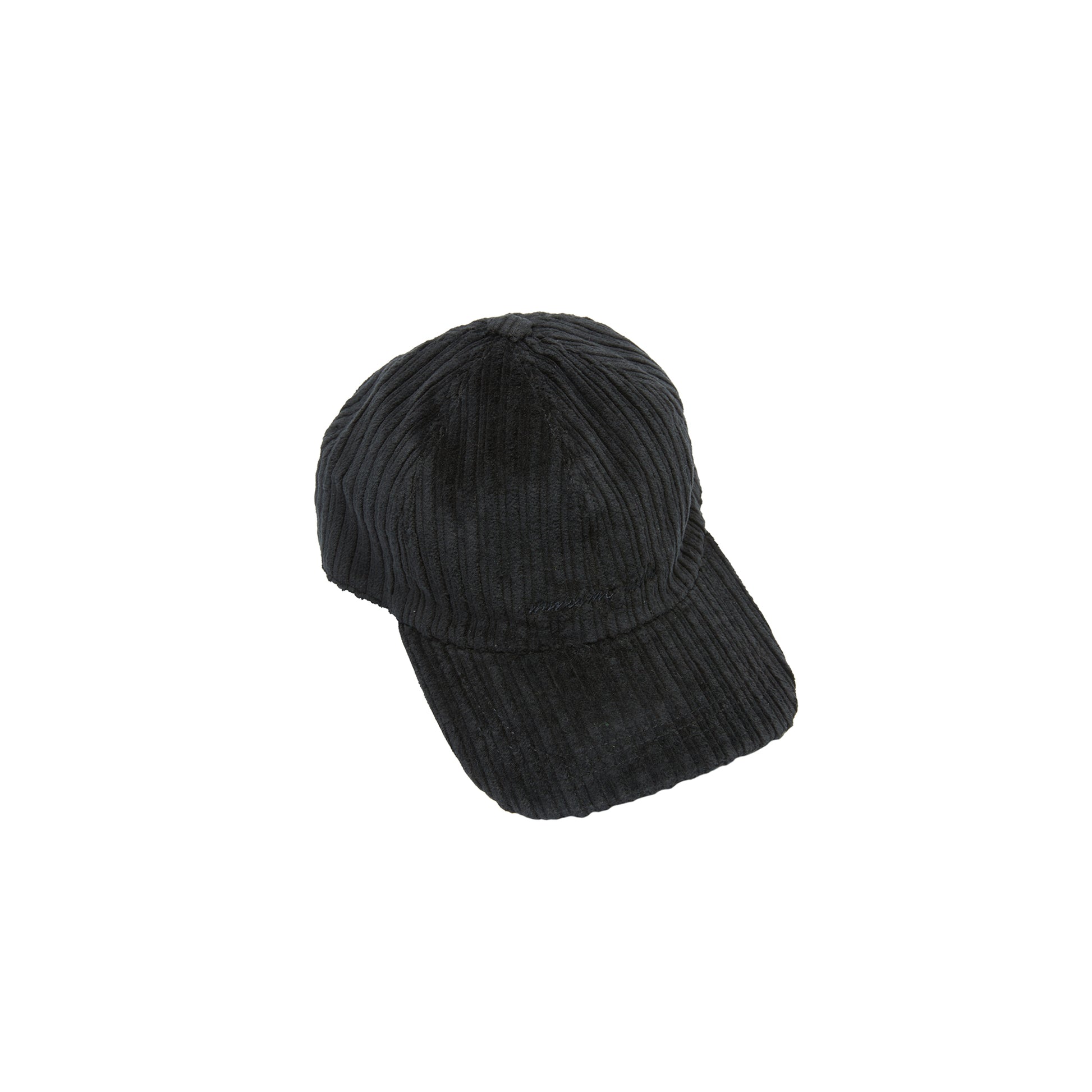 Massimo Alba Chance Corduroy Cap in Black