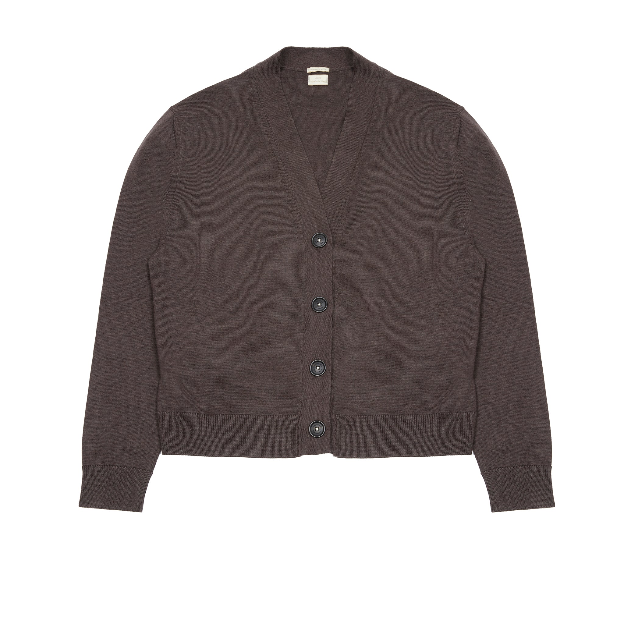 MASSIMO ALBA 売れ筋商品|||マッシモ アルバ カーディガン アウター レディース Cardigans Black MASSIMO ALBA coat 'Austin' dark brown melange | BRAUN Hamburg