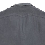 Venice short-sleeve camp collar shirt in linen.  100% Cotton.  Made in Italy.