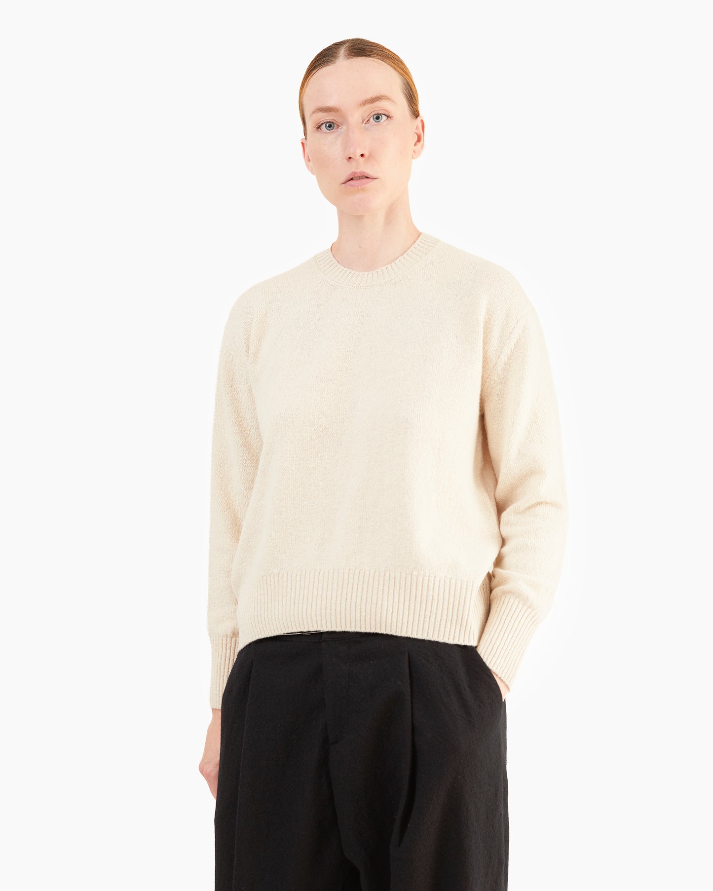 McGeorge Women's Cashmere/Wool Donegal Jumper in Sabbia