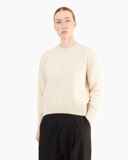 McGeorge Women's Cashmere/Wool Donegal Jumper in Sabbia