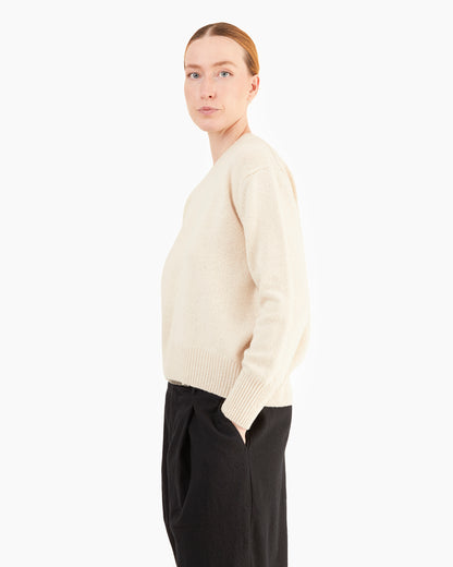 McGeorge Women's Cashmere/Wool Donegal Jumper in Sabbia
