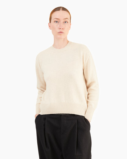 McGeorge Women's Cashmere/Wool Donegal Jumper in Sabbia
