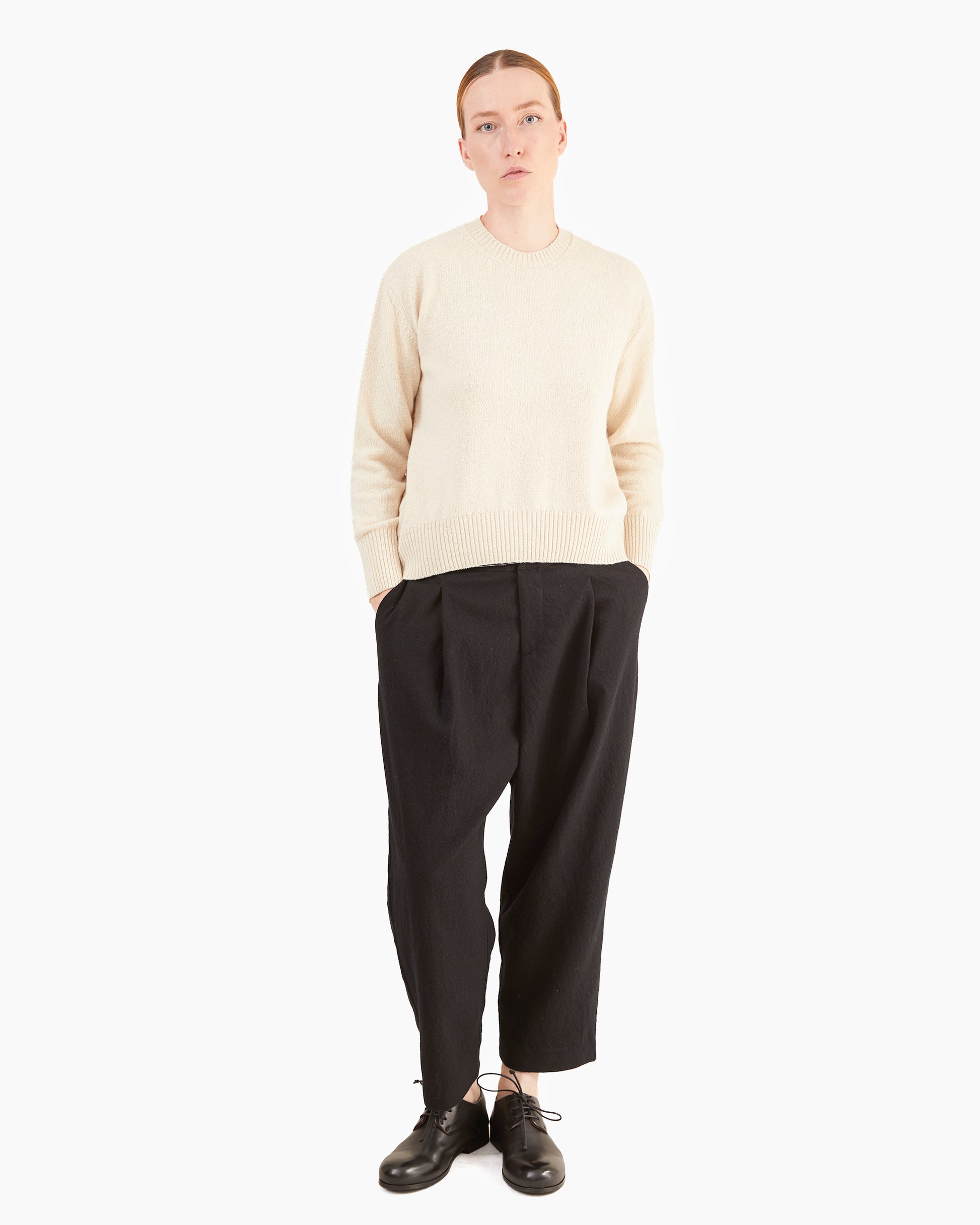 McGeorge Women's Cashmere/Wool Donegal Jumper in Sabbia