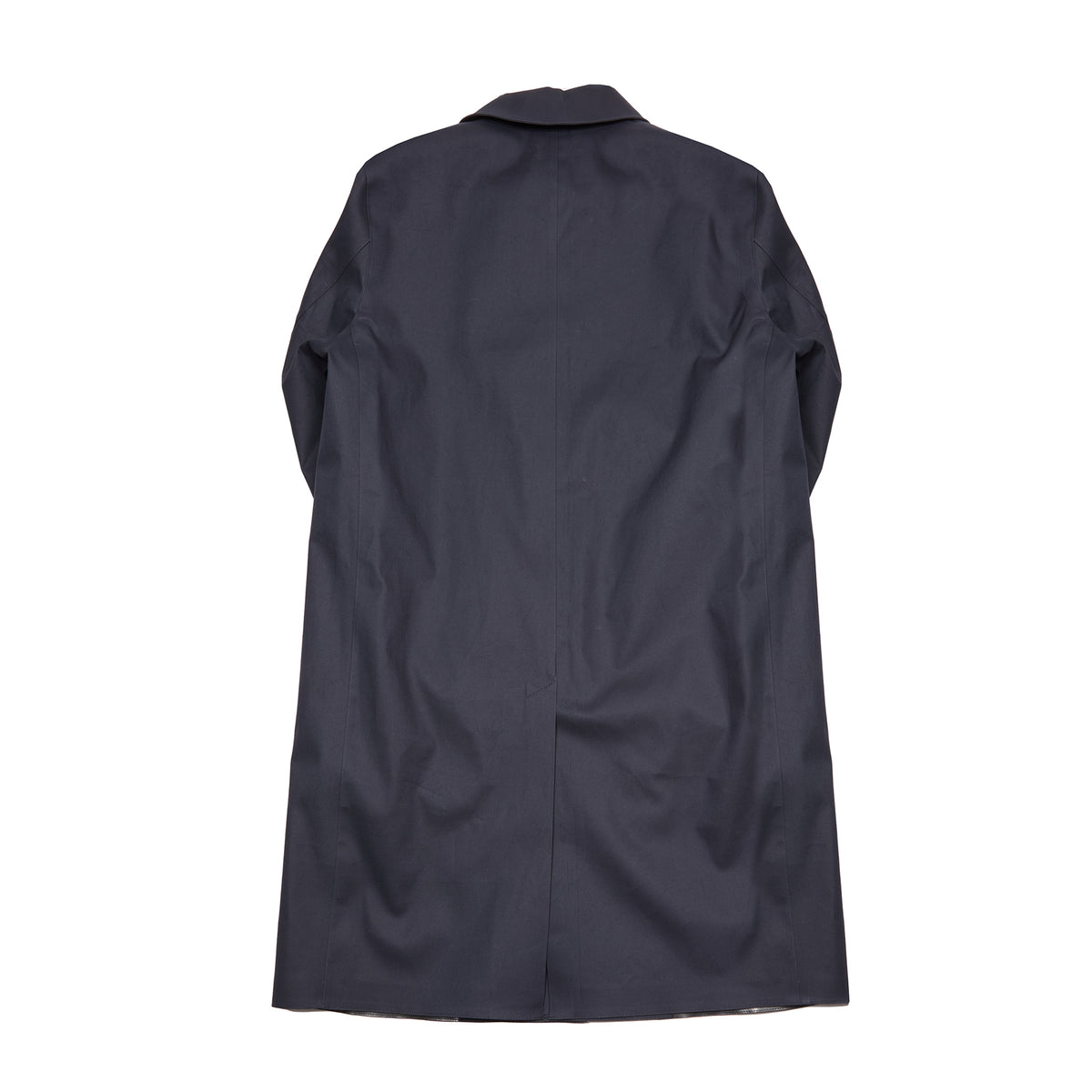 Mackintosh Dunkeld Bonded Cotton Lined Raincoat in Navy