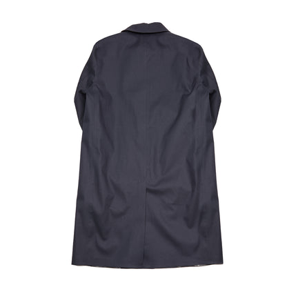 Mackintosh Dunkeld Bonded Cotton Lined Raincoat in Navy