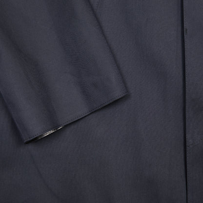 Mackintosh Dunkeld Bonded Cotton Lined Raincoat in Navy