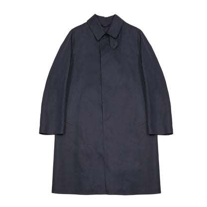 Mackintosh Dunkeld Bonded Cotton Lined Raincoat in Navy