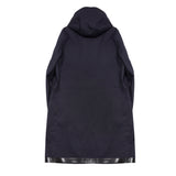 Mackintosh Kirkton Bonded Cotton Hooded Raincoat in Navy 5