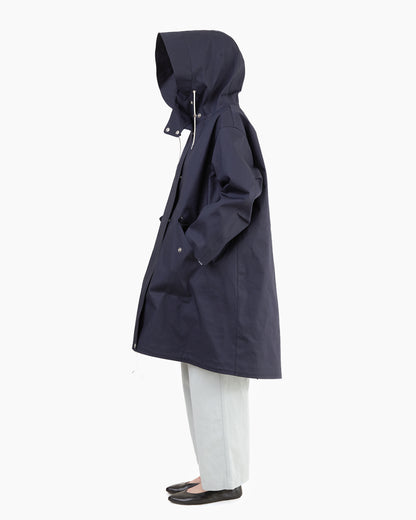 Mackintosh Women's Claigan Bonded Cotton Parka in Navy