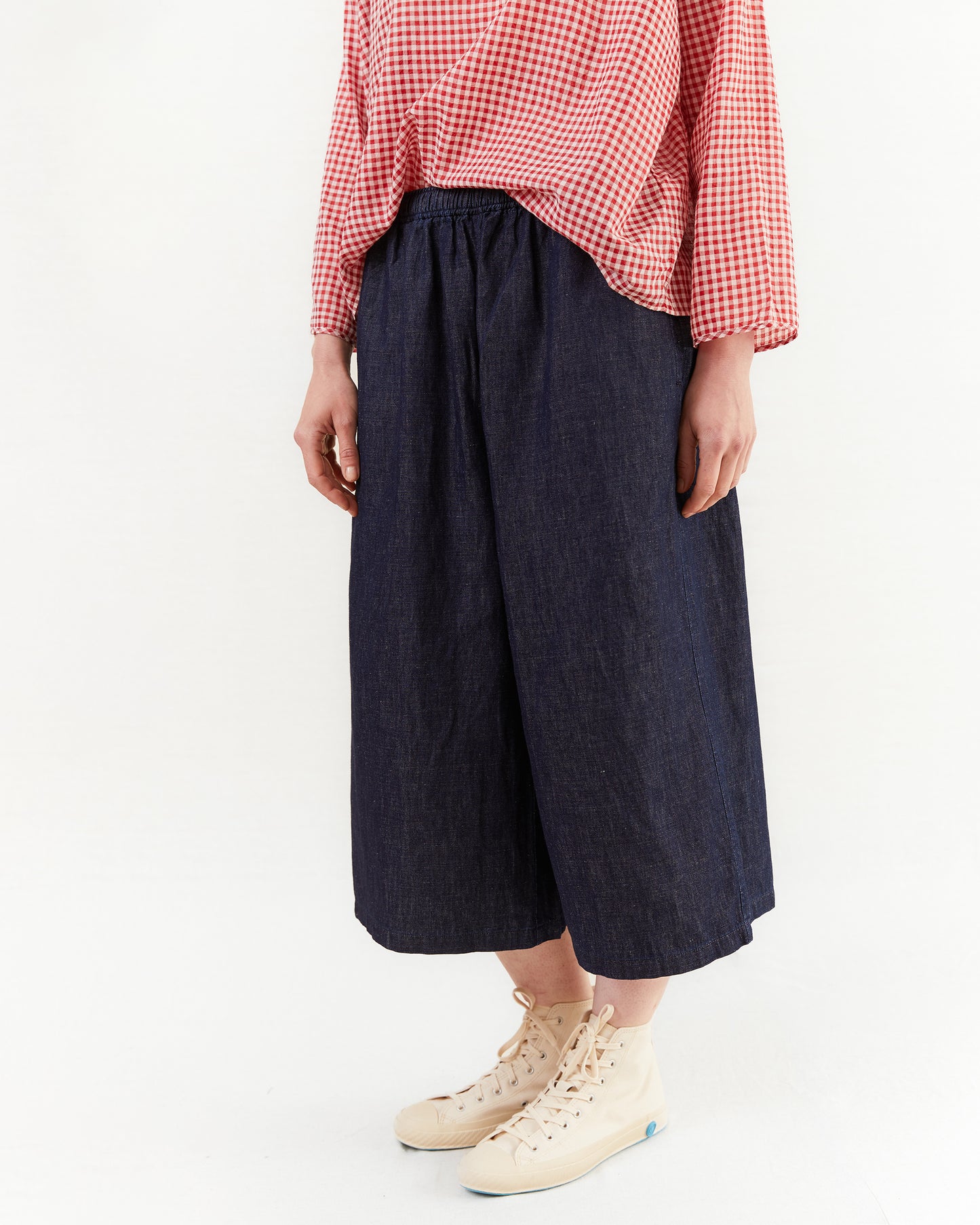 Maison De Soil Wide Easy Pants in Navy