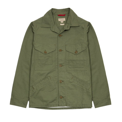 Original Cruiser Jacket based on archival forester's jacket in 100% cotton ripstop.   Made in Italy.