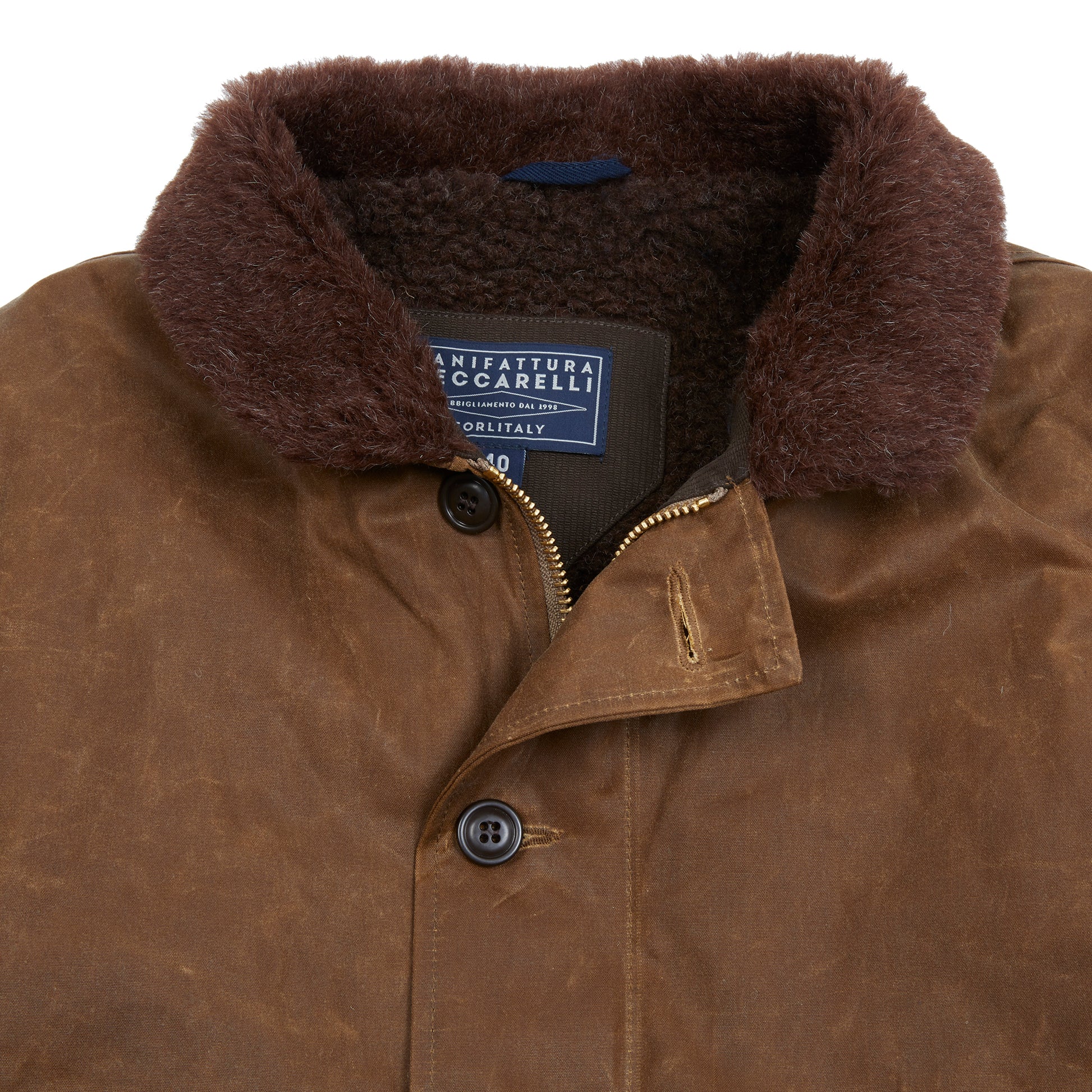 Manifattura Ceccarelli New Deck Jacket in Dark Tan