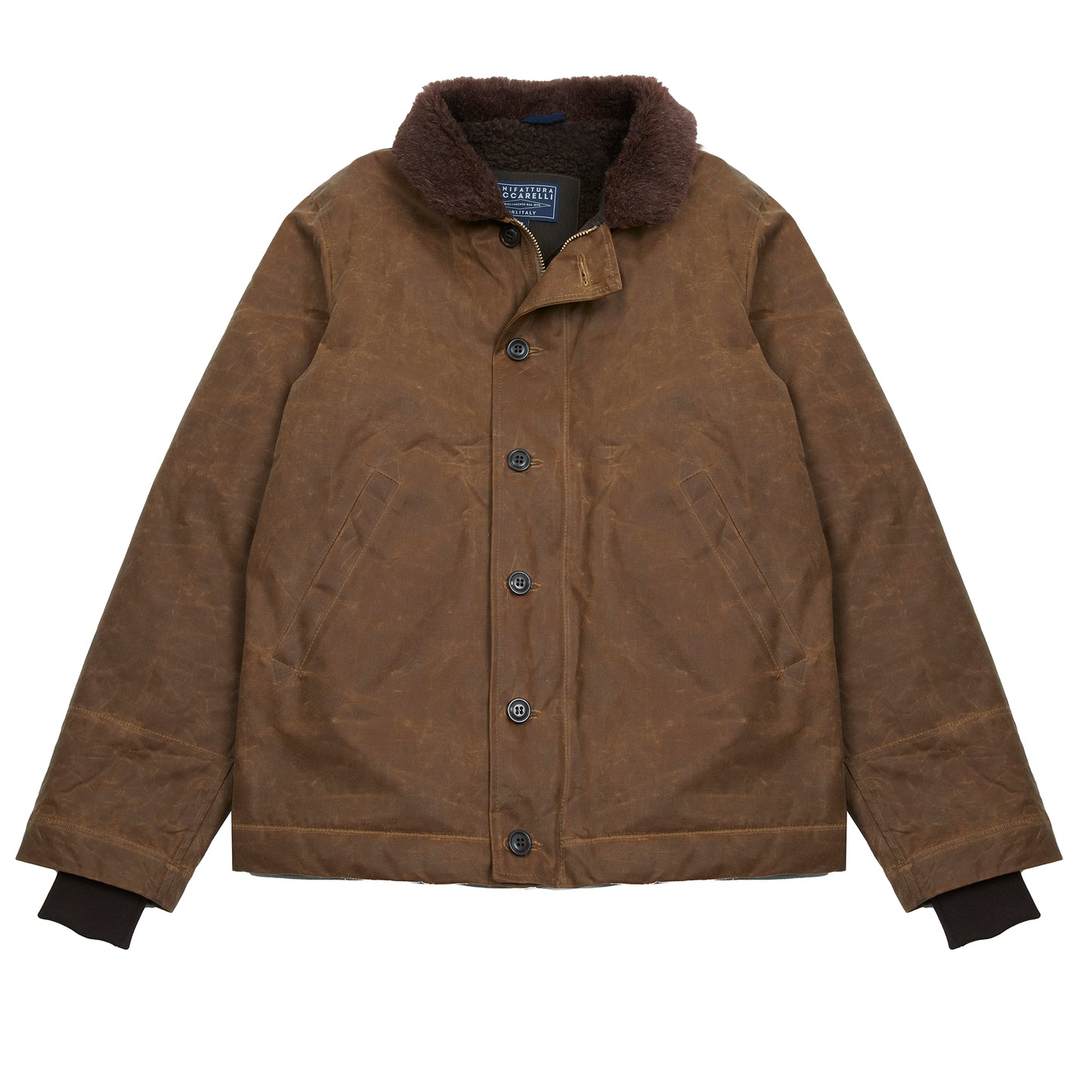 Manifattura Ceccarelli New Deck Jacket in Dark Tan