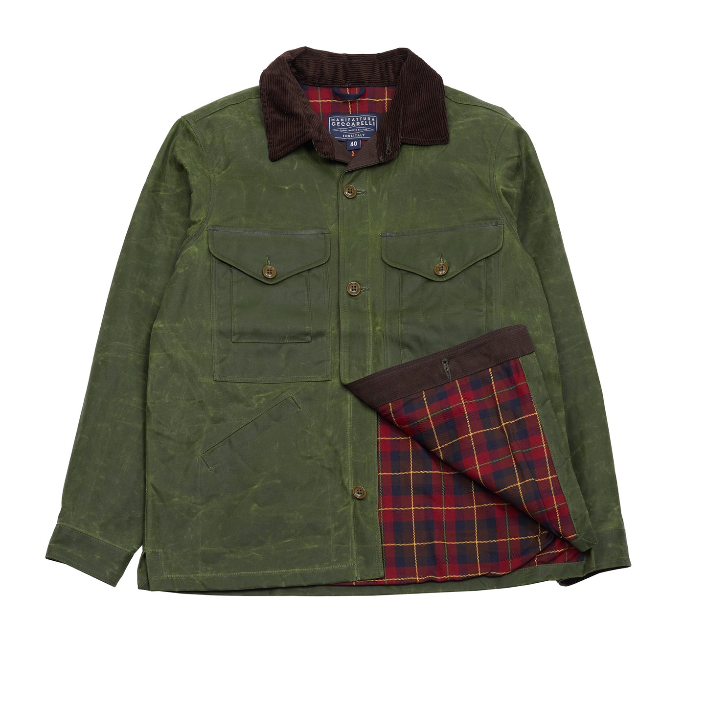 Manifattura Ceccarelli Work Jacket in Light Green