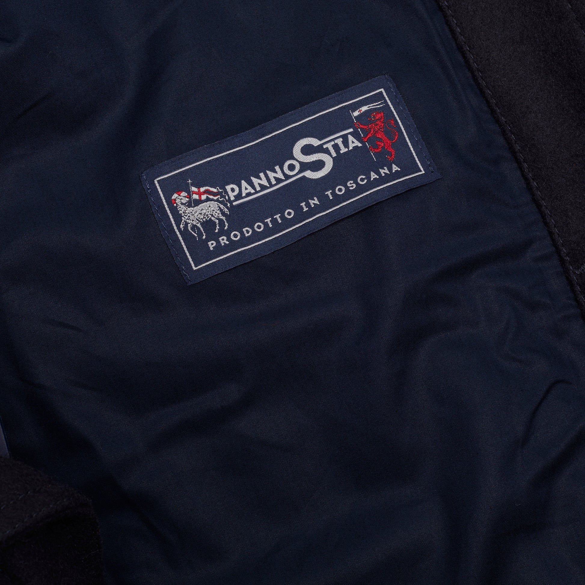 Manifattura Ceccarelli Casentino Wool Cruiser Jacket in Navy 3
