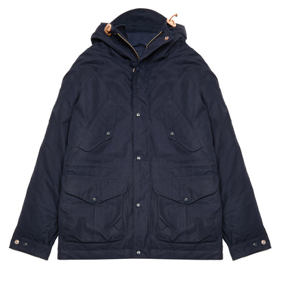 Manifattura Ceccarelli Cotton Fisherman Parka in Navy