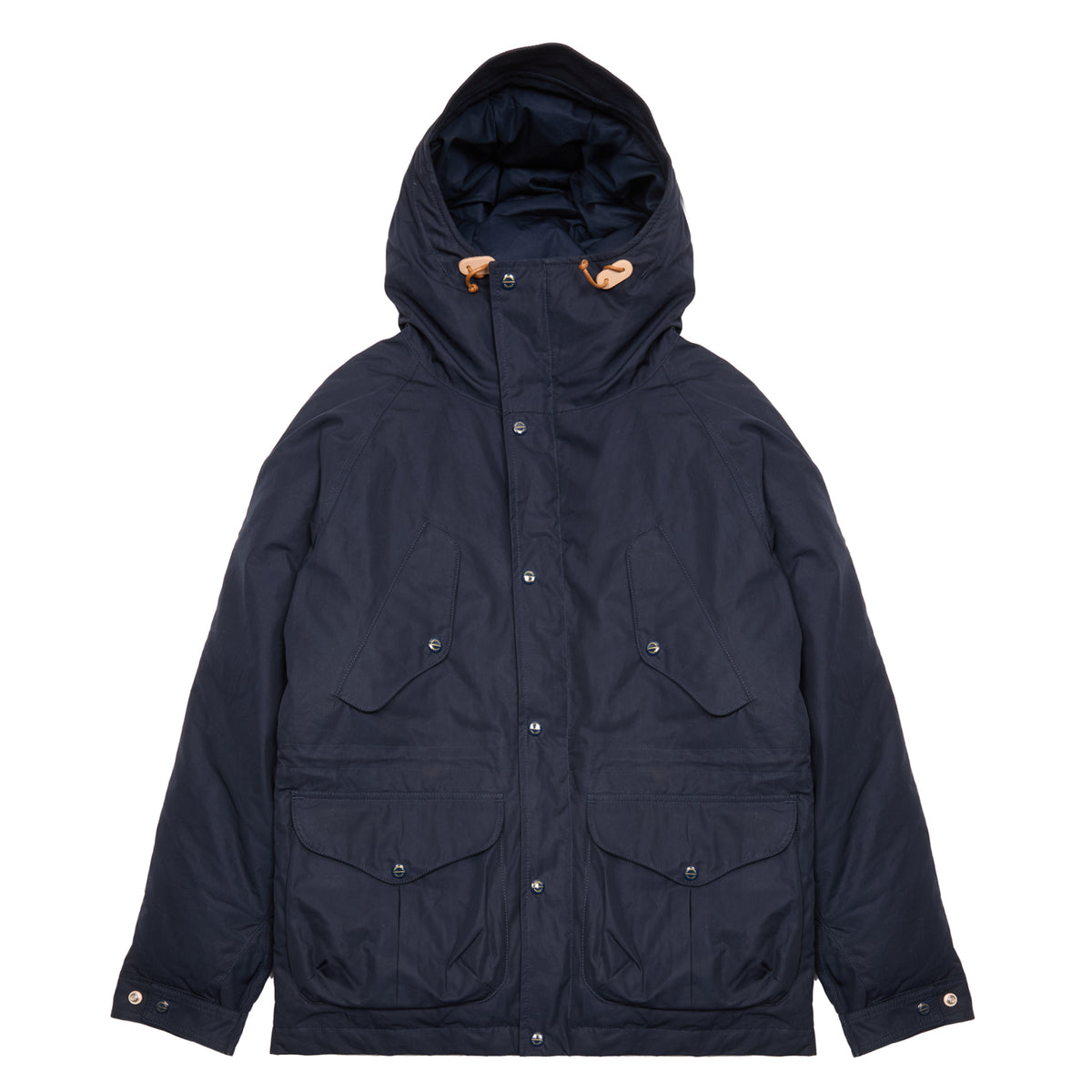 Manifattura Ceccarelli Cotton Fisherman Parka in Navy