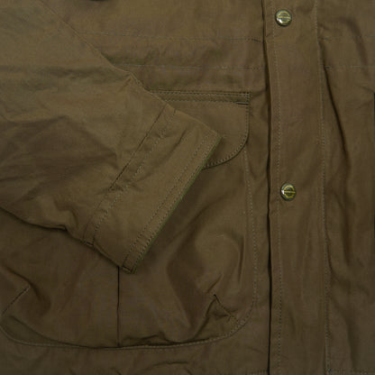 Manifattura Ceccarelli Wool-Padded Cotton Fisherman Parka in Military Green