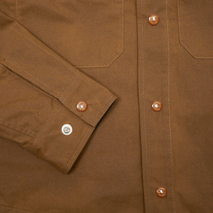 Manifattura Ceccarelli Heavy Shirt in Dark Tan
