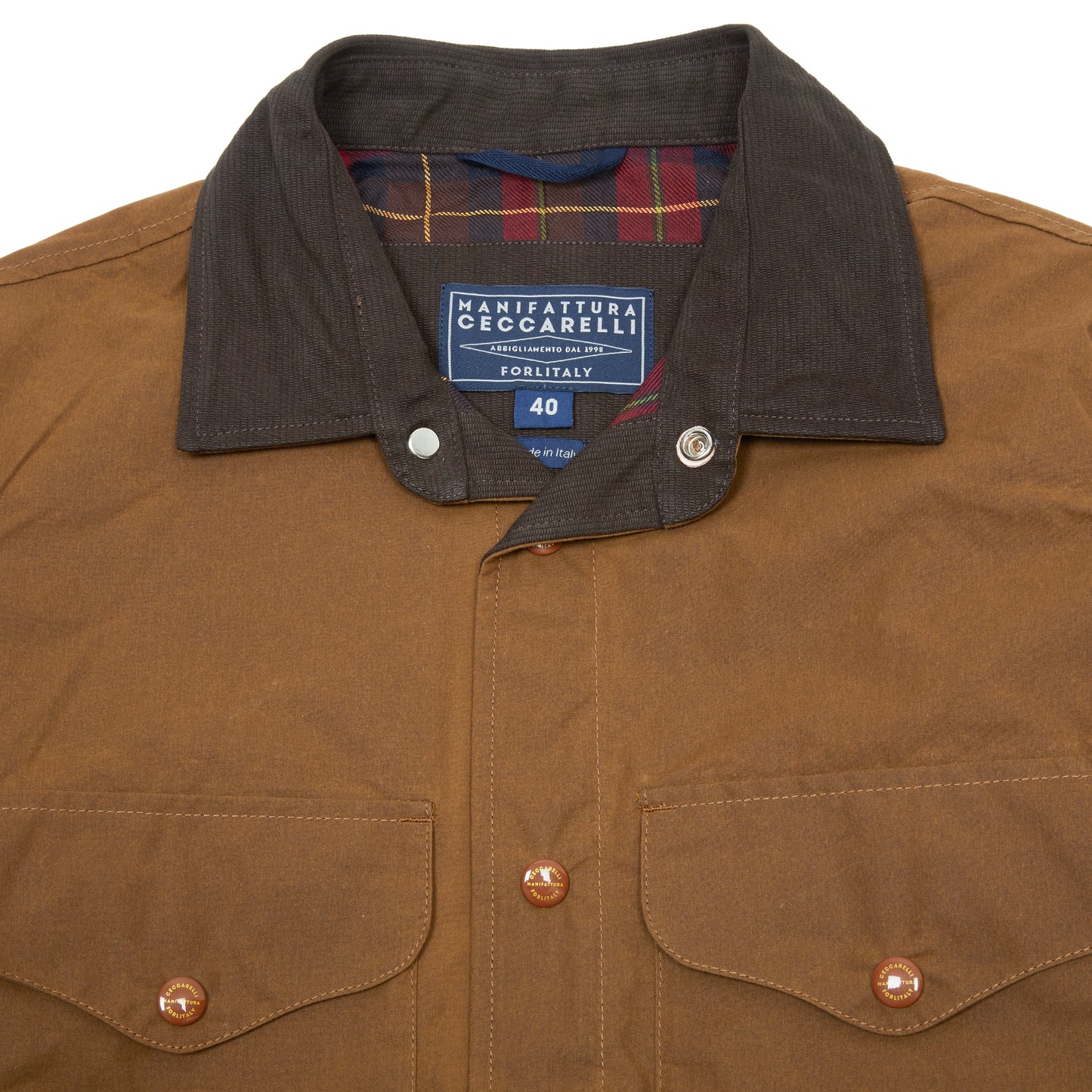 Manifattura Ceccarelli Heavy Shirt in Dark Tan
