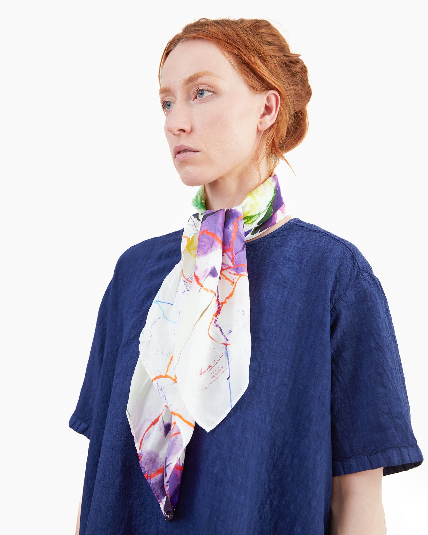 Manuelle Guibal Natsu Dress in Navy
