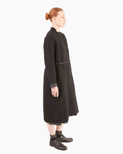 Manuelle Guibal Scah Cashmere Coat in Black