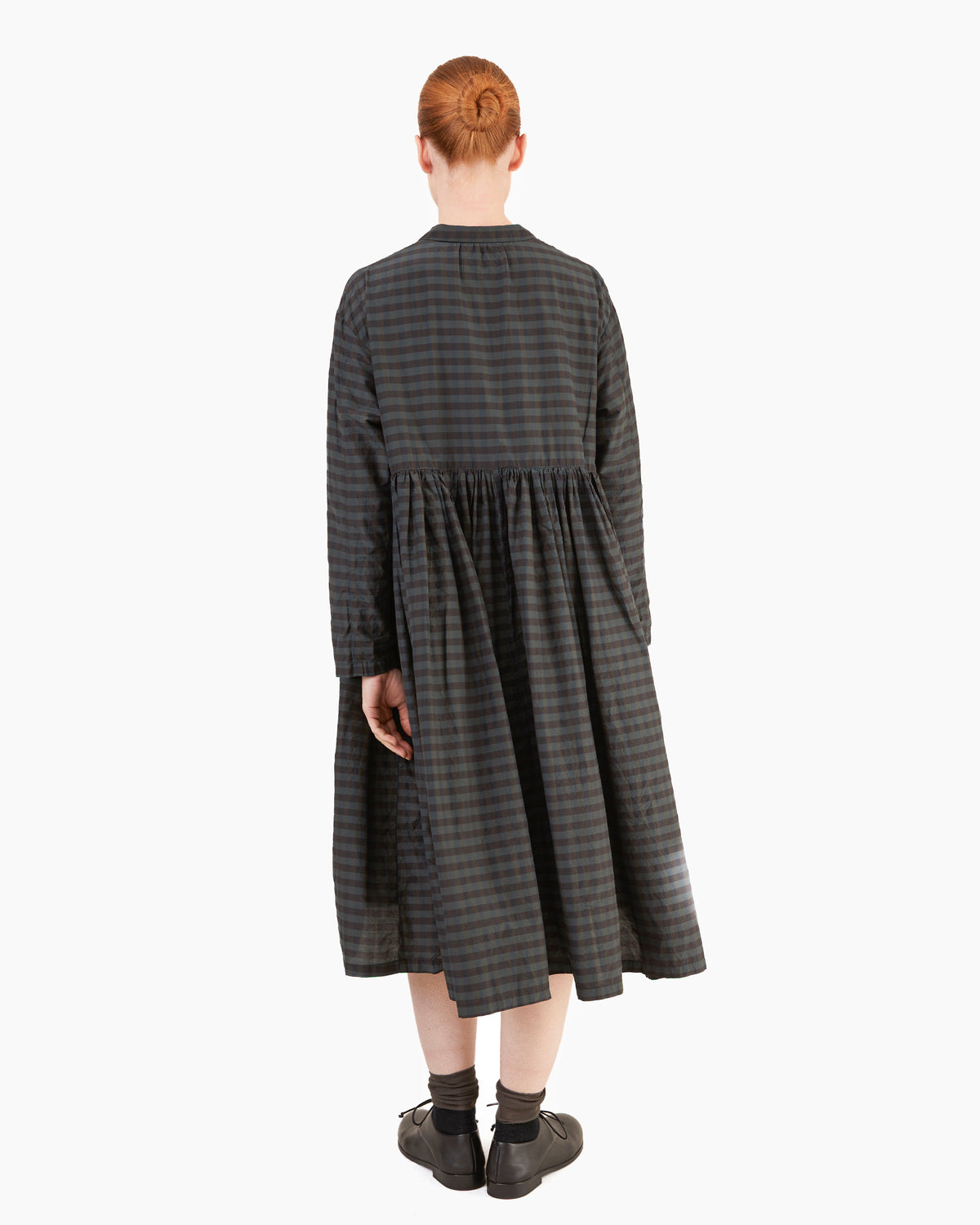 Manuelle Guibal Ysh Shirt Dress in Bottle/Mud